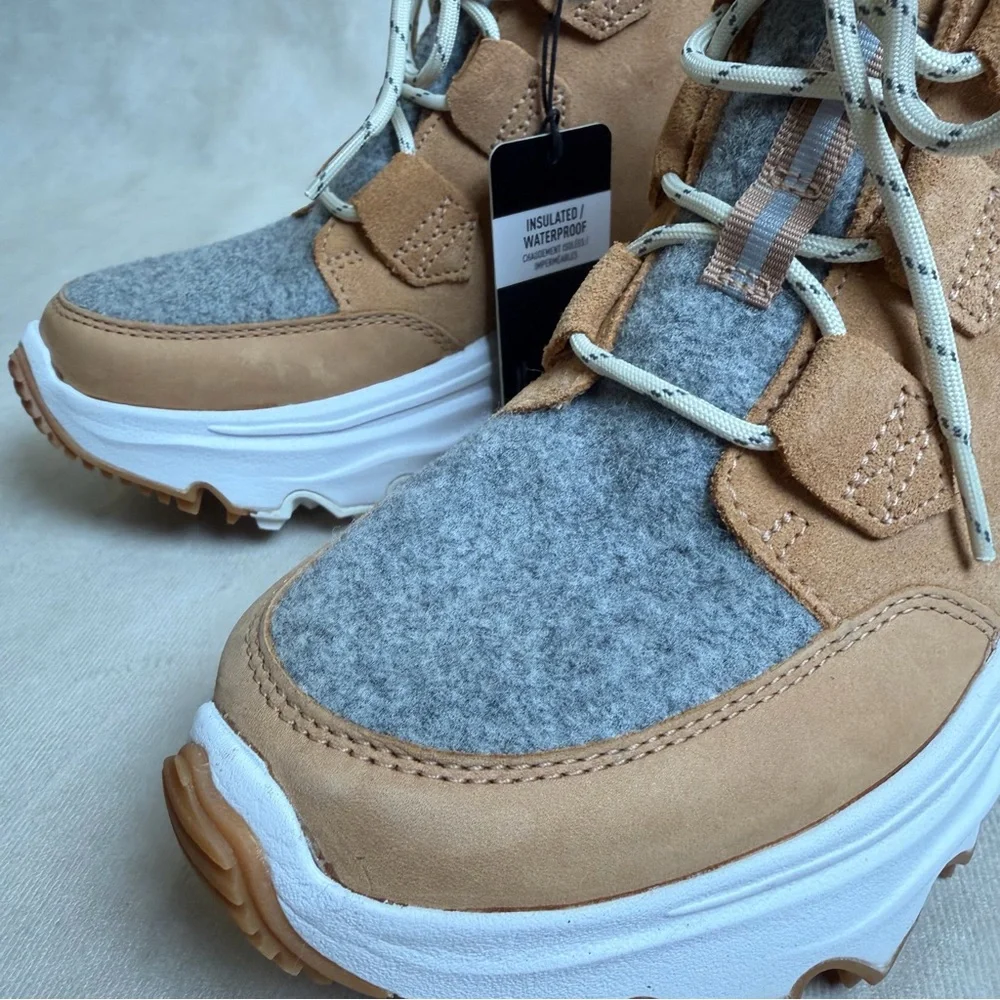 Sorel Kinetic Breakthru Caribou Boots Waterproof Insulated Women’s 7.5 - Picture 12 of 16